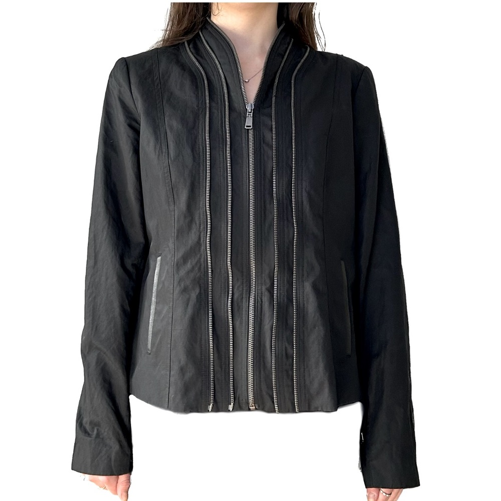 Elie Tahari Zipper Detail Jacket
